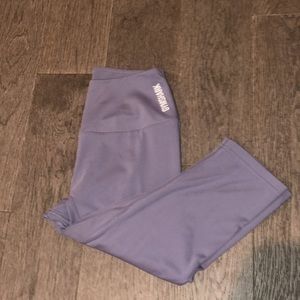 Gymshark Training Seamless Purple Cropped Leggings Size S